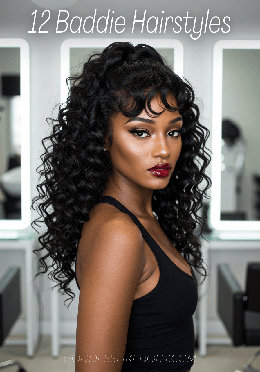 12 Baddie Hairstyle Ideas for Curly Hair
