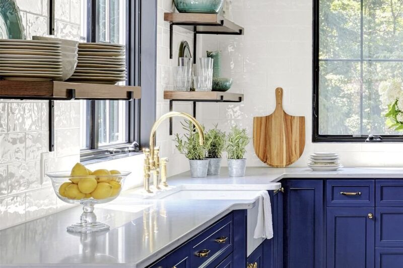 Navy Blue Cabinets Is Perfect for Modern Kitchen Design –