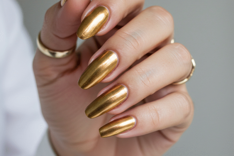 11 Metallic Manicures That Outshine the Rest